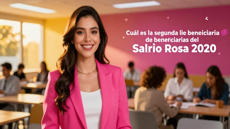 Requisitos del Salario Rosa 2020