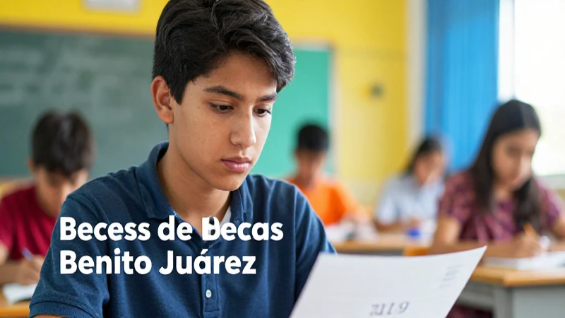 Becas Benito Juárez: solicitud y lista
