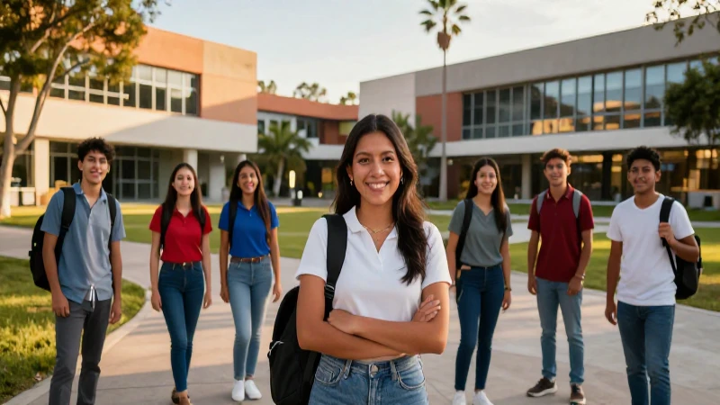 Estudiantes mexicanos son el foco en un campus vibrante