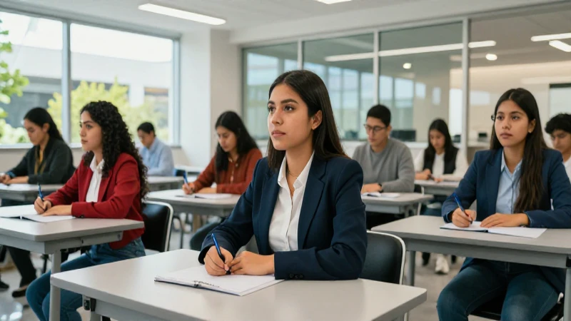 Estudiantes mexicanos en aula tecnológica exitosa