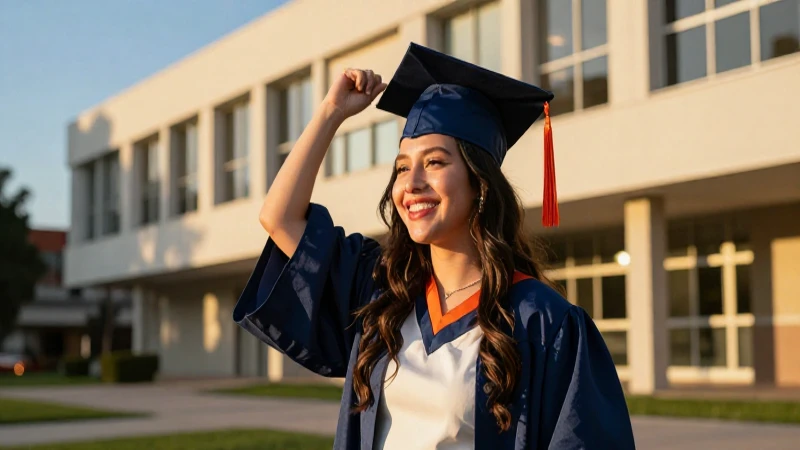 Estudiante mexicano celebra éxito en luz dorada
