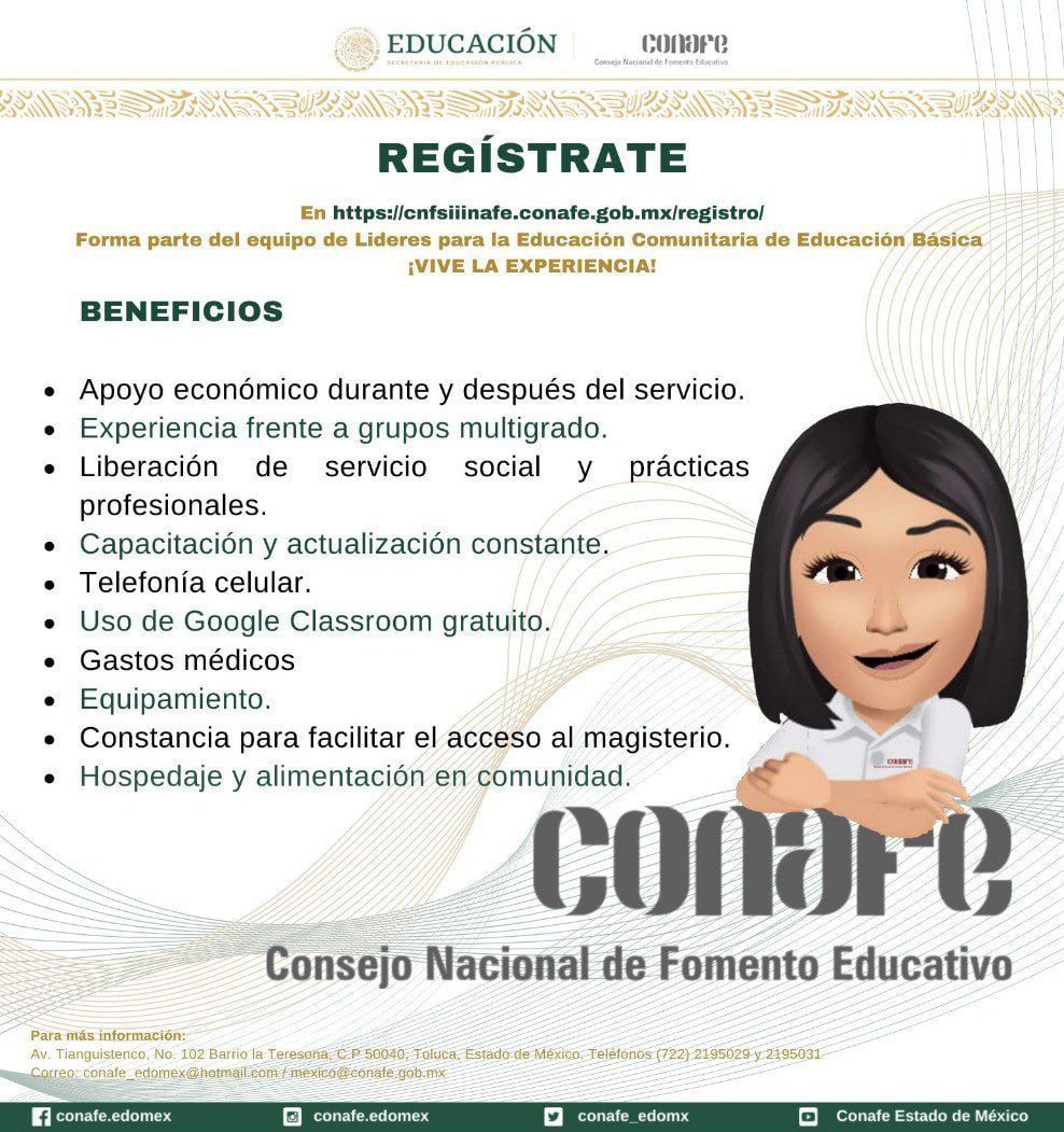 Beneficios de trabajar en CONAFE: una experiencia enriquecedora