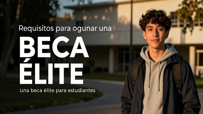 Beca élite: Requisitos y beneficios