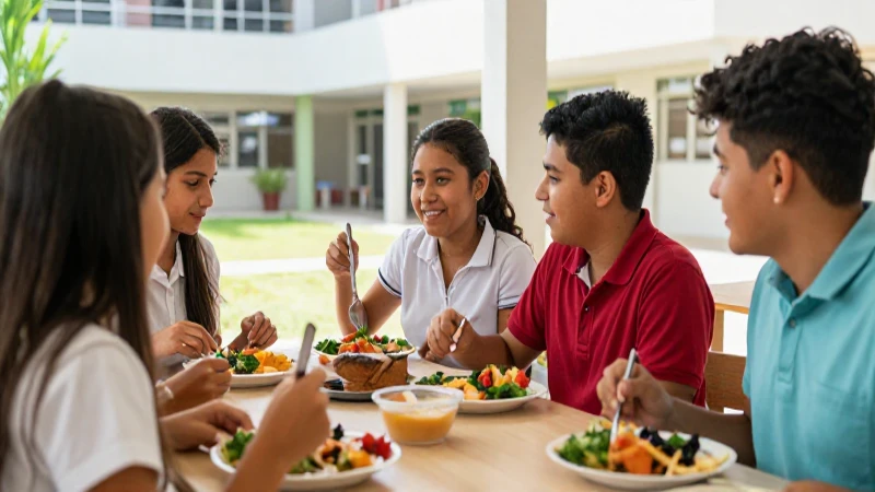 Colaboración institucional para alimentación escolar