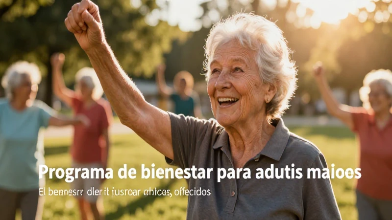 Bienestar y beneficios para adultos mayores