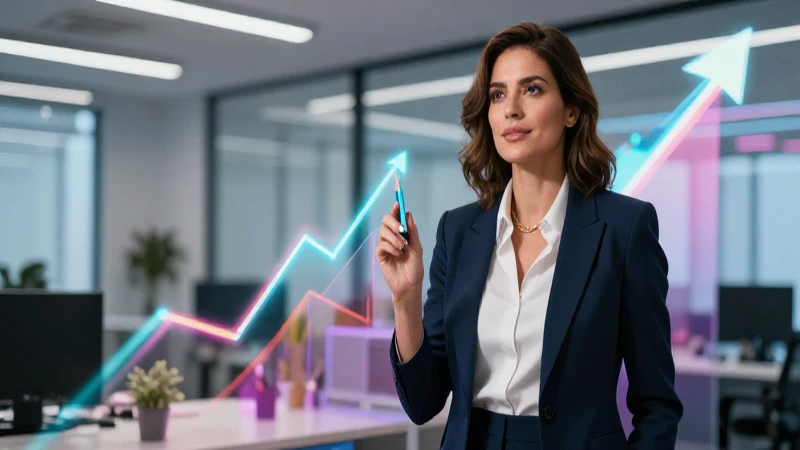 Mujer mexicana exitosa en entorno corporativo moderno