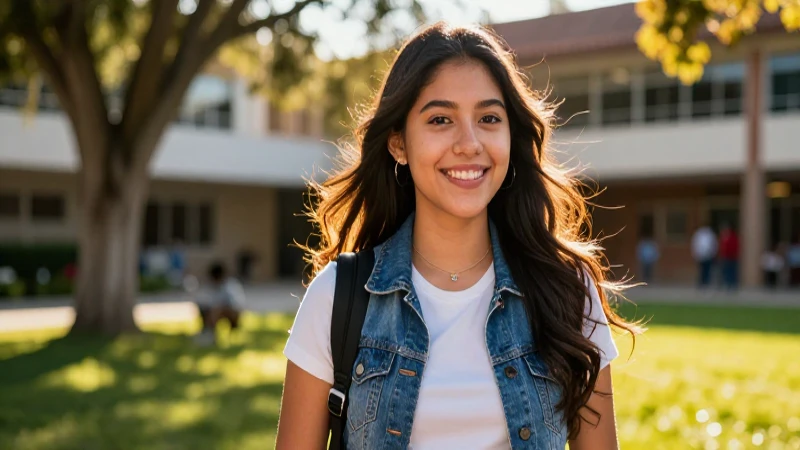 Estudiante mexicano universitario, éxito y dinamismo