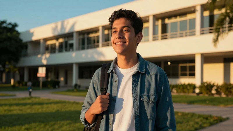 Estudiante mexicano, éxito universitario y estética épica
