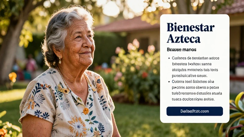 Beneficios y requisitos de Bienestar Azteca