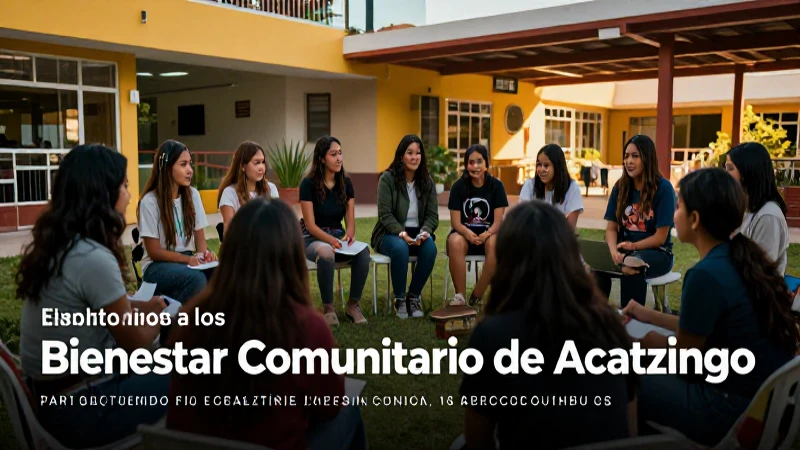 Estudiantes mexicanos fortalecen comunidad en Acatzingo