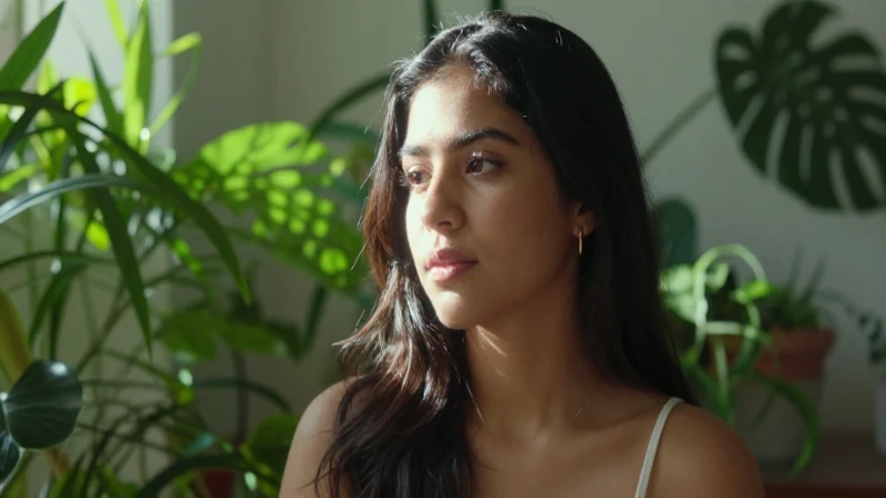 Mujer mexicana bajo luz etérea y natural