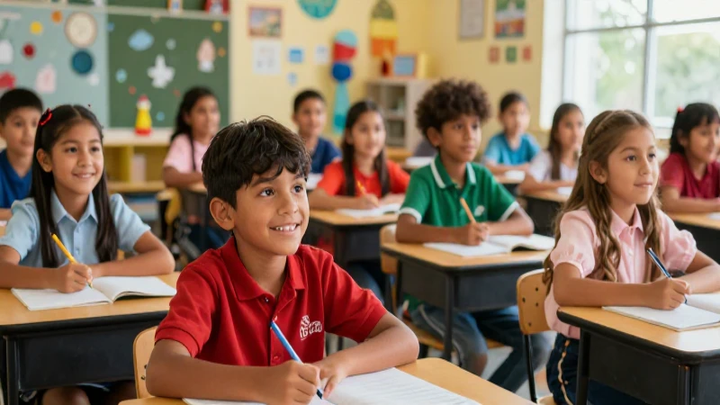 Alegría y logro en estudiantes mexicanos