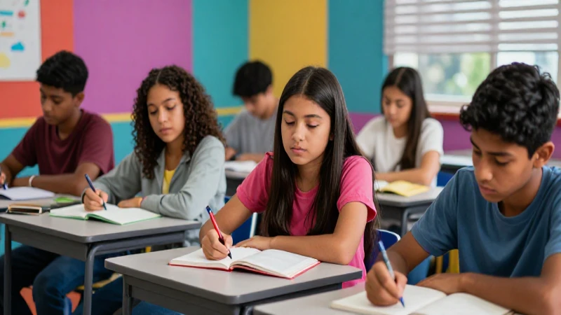 Jóvenes mexicanos exitosos en aula vibrante