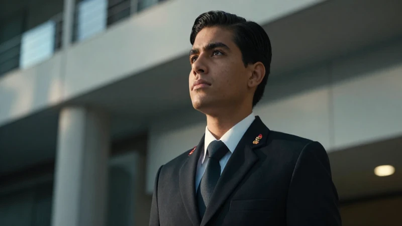 Joven profesional mexicano mira un futuro brillante