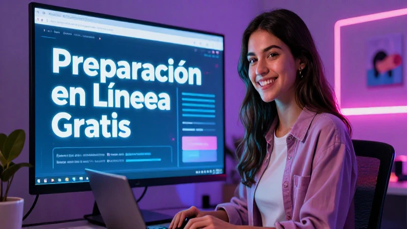 Prep. online gratis: estudio rápido en cuatro meses