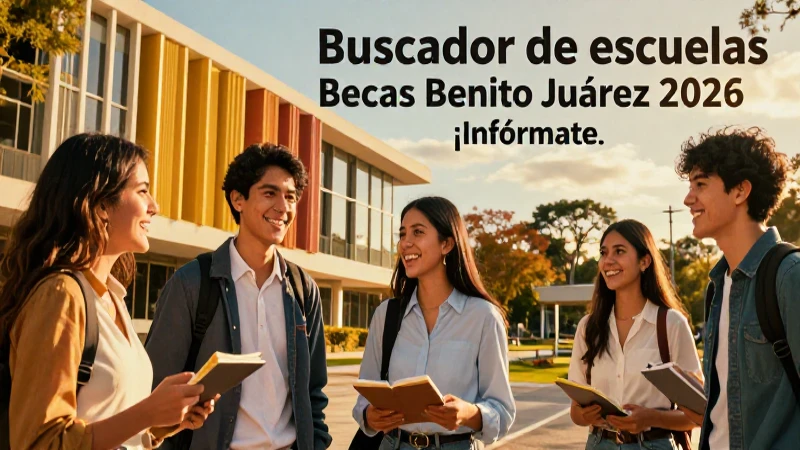 Busca becas y escuelas Benito Juárez 2026: Infórmate
