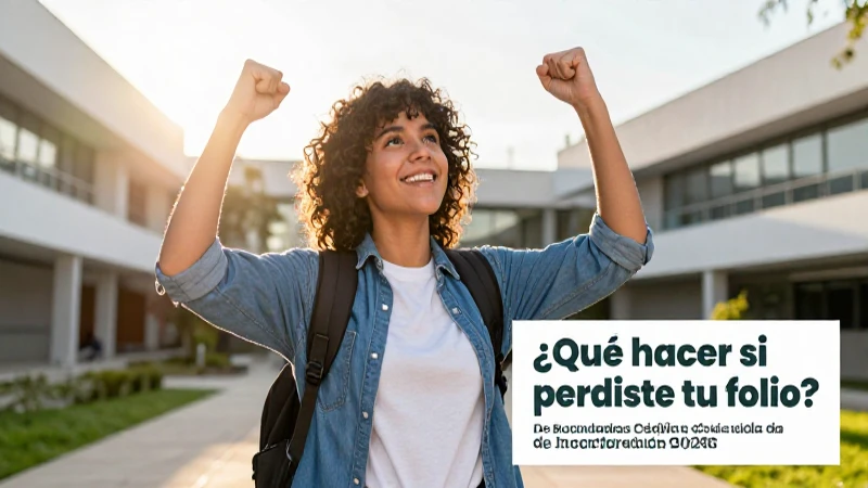 Guía visual para resolver pérdida de folio