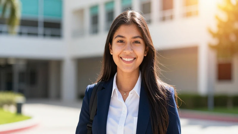 Estudiante mexicano brillante, estilo blog cinemático