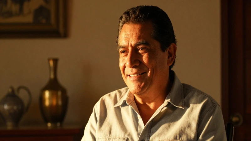 Hombre mexicano exitoso y con seguridad