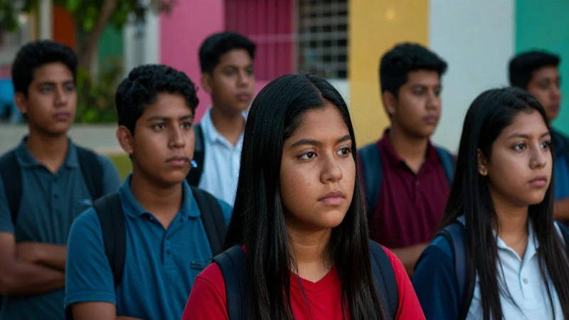 Jóvenes mexicanos estudiando en la universidad