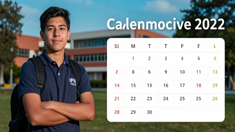 Calendario de exámenes IPN 2022