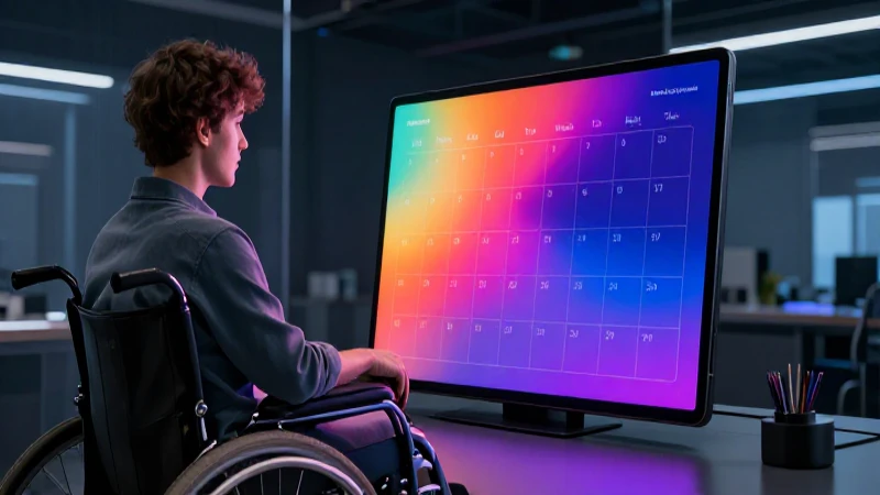 Herramientas digitales para accesibilidad en calendarios