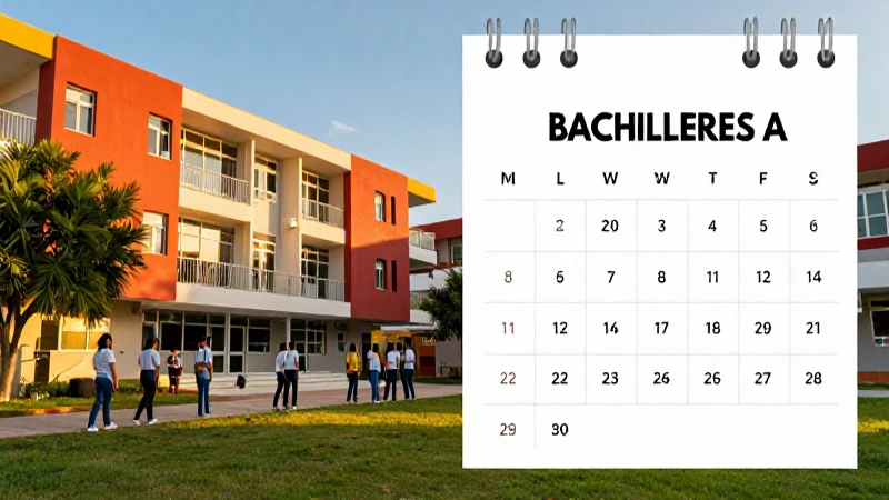 Consulta el calendario de Bachilleres A