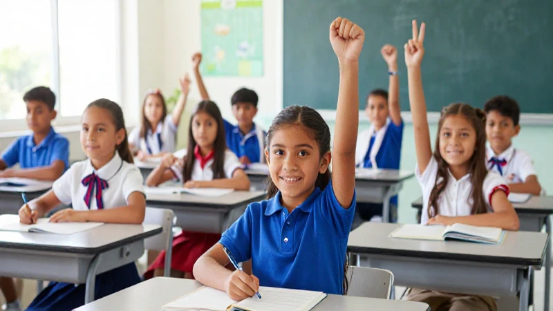 Éxito educativo mexicano en aula moderna