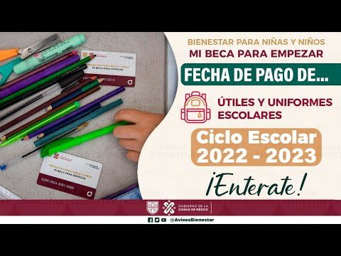 Calendario de Depósito de Útiles y Uniformes 2026: ¿Cuándo estarán Disponibles? 26 Calendario de Depósito de Útiles y Uniformes 2023: ¿Cuándo estarán Disponibles?