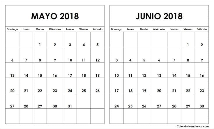Calendario de mayo y junio: Fechas y eventos destacados
