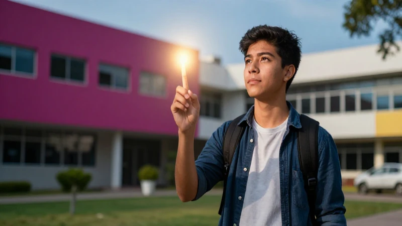 Joven mexicano brillante con futuro prometedor