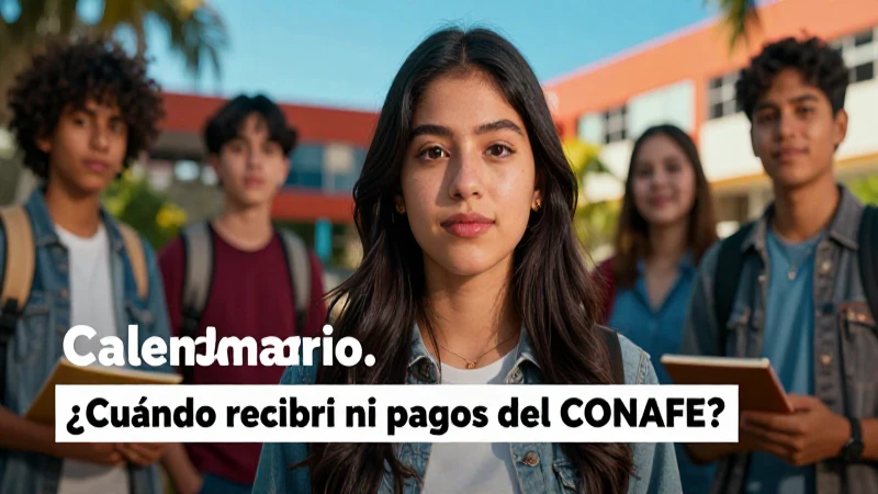 Calendario de pagos CONAFE