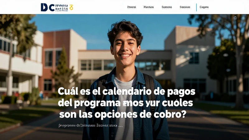 Atractivo visual sobre pagos del programa social