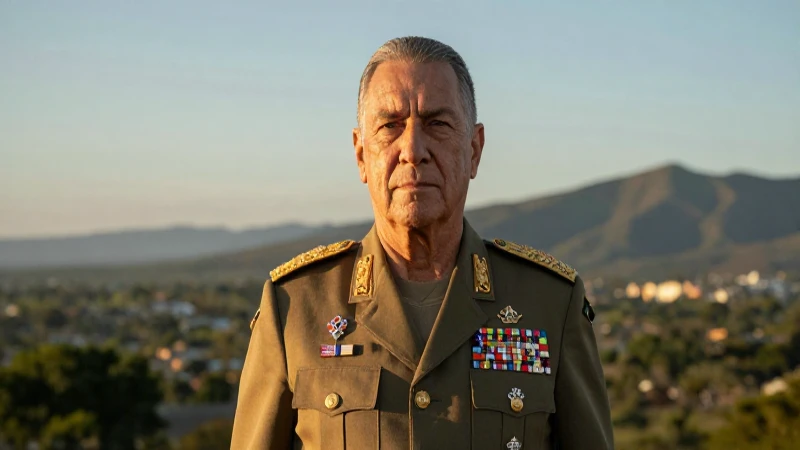 Oficial retirado mexicano en un hermoso atardecer