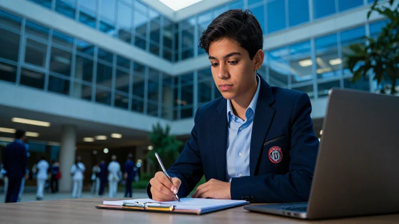 Joven mexicano estudia éxito en vibrante campus