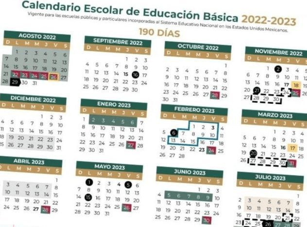 Calendario escolar Chihuahua: fechas y horarios del ciclo actual