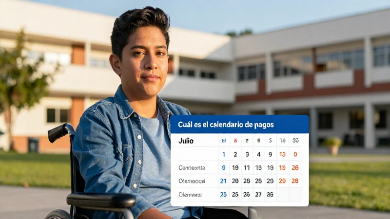 Pagos de bienestar para discapacitados en julio