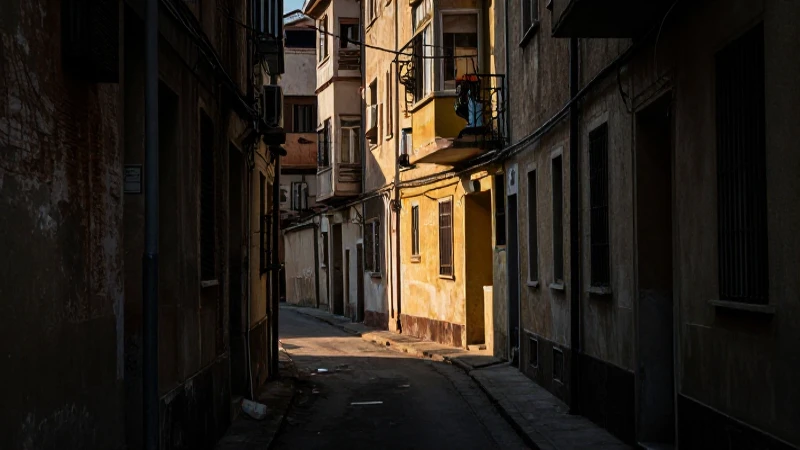 Fotografía urbana decadente en alto contraste
