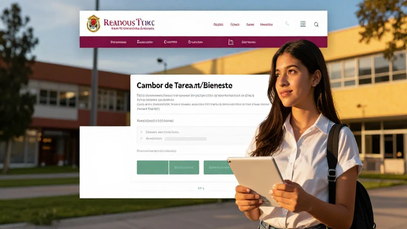Cambia tu tarjeta en el portal de Bienestar