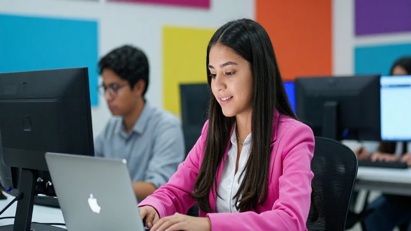 Estudiante universitario mexicano brillante con tecnología