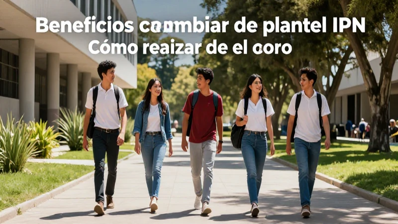 Guía para cambio de plantel en el IPN