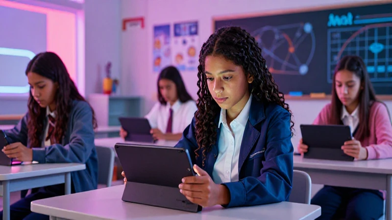 Tecnología digital transforma el aula escolar