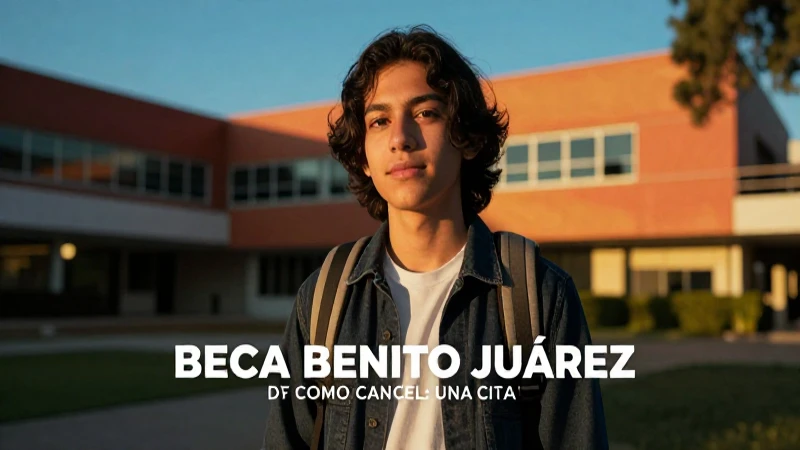 Cancelar cita de la beca Benito Juárez