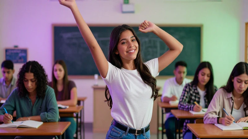 Estudiante mexicano exitoso en ambiente universitario