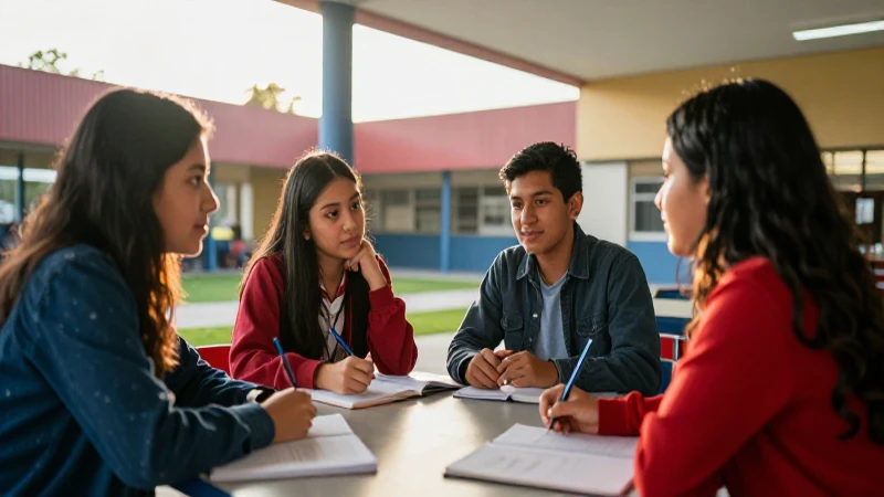 Estudiantes mexicanos colaboran en campus moderno