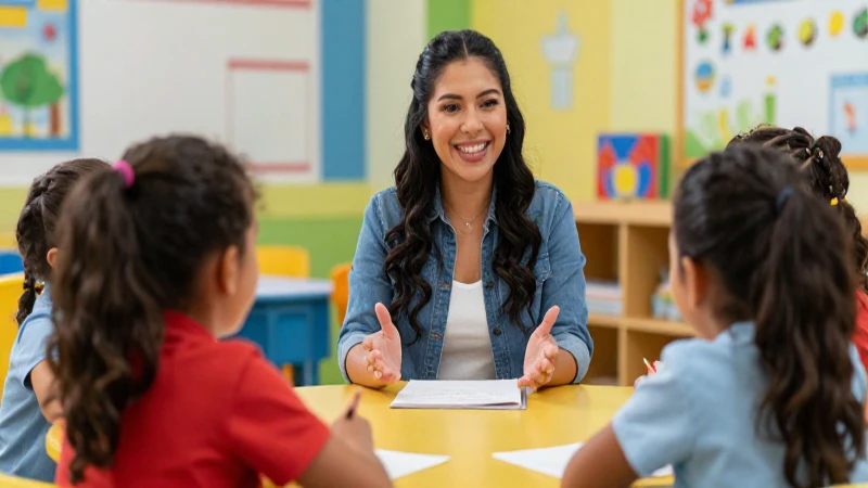 Cualidades clave de maestra de preescolar
