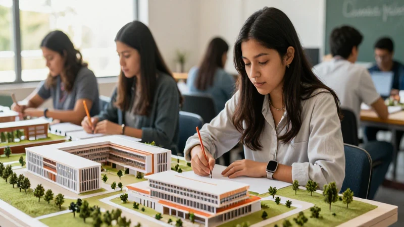 Ofrece carreras de Arquitectura y Diseño