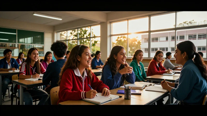 Estudiantes mexicanas estudian en el CCT Prepa 5