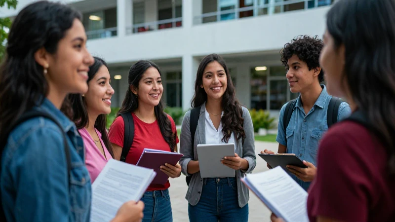 Estudiantes mexicanos persiguen oportunidades académicas