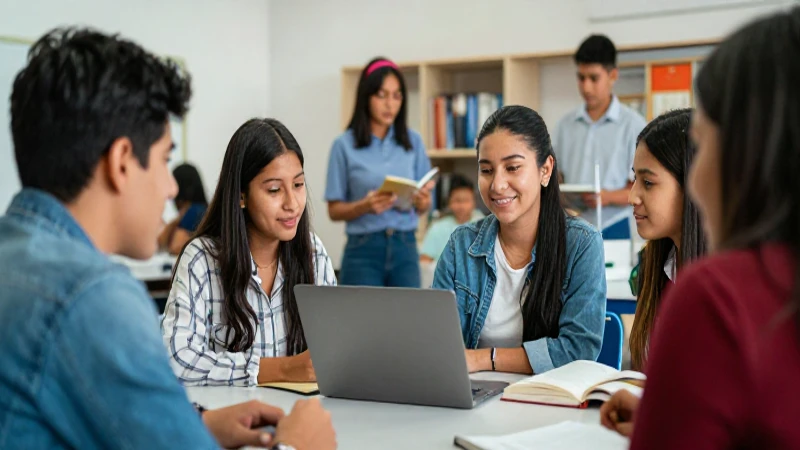 Estudiantes mexicanos colaboran en campus moderno